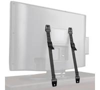 2 Pezzi Regolabile Senza Trapano TV Anti Tip Cinghie di Ancoraggio con Viti | Cinghie per Sicurezza TV Regolabili a Prova di Bambino, Diverse Safety Straps per La Protezione dei Bambini