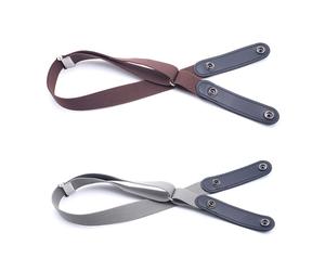 2 pezzi regolabile unisex cintura elastica senza fibbia cinghie elastiche per