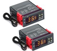 2 Pezzi Regolatore Di Temperatura Digitale STC-1000 AC 110V-220V Termostato Cent