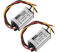 2 Pezzi Regolatori di Tensione DC da 24 V a 12 V DC Convertitore Buck 5A 60W Alimentatore Adattatore Convertitore Riduttore Regolatore per Camion Auto Barca (Accetta DC15 - Ingressi 40V)