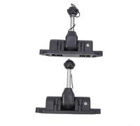 2 pezzi Remo Paddle Lock Tie Down Support for Kayak Gommoni Gommoni Zattere Canoe con funzione di rotazione a 360 gradi per prevenire il movimento della pagaia e gocce d'acqua