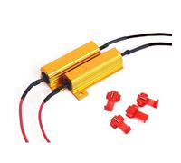 2 Pezzi Resistenza Filtro LED BA15S BAY15D 50W 6Ω No Errore Intermittenza Canbus