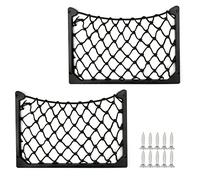 2 pezzi rete portaoggetti auto con vite organizer rete 31 x 21 cm multifunzionale sedile auto rete portaoggetti per camper/furgoni/barche