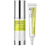 2 Pezzi Retinal Shot Tightening Booster Crema Contorno Occhi Rassodante e Idratante,Retinolo Viso Celimax, Celimax Retinol Booster, Riduce le Linee Sottili, Antirughe e Idrata.