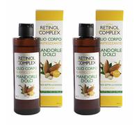 2 pezzi Retinol Complex olio corpo elasticizzante mandorle dolci 200ml