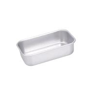 2 pezzi rettangolare stampo for pane in acciaio al carbonio antiaderente tortiera mini toast stampo torta vassoio da forno strumenti di cottura da cucina Bakeware Per Pane Biscotti(Small)