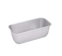 2 pezzi rettangolare stampo for pane in acciaio al carbonio antiaderente tortiera mini toast stampo torta vassoio da forno strumenti di cottura da cucina Bakeware Per Pane Biscotti(Large)