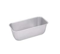 2 pezzi rettangolare stampo for pane in acciaio al carbonio antiaderente tortiera mini toast stampo torta vassoio da forno strumenti di cottura da cucina Bakeware Per Pane Biscotti(Medium)