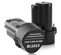 [2 pezzi] Ricambio Batteria per Makita 10.8V 3.0Ah BL1013 BL1014 195332-9 194550-6 DF330D LCT203W Powayup