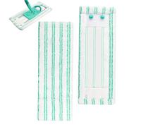 2 Pezzi Ricambio per mocio Leifheit Profi XL Micro Duo/Profi XL Cotton Plus 41cm Coprimocio per pavimenti per tutti i tipi di Microfibra Ricambio Panno per piastrelle e laminato
