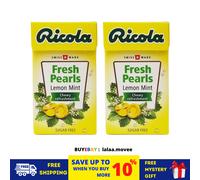 2 pezzi Ricola erbe senza zucchero perle fresche limone menta rinfresco gommo...