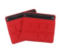 2 Pezzi Riduttore Casco Moto Imbottitura Mento, Rosso, PU Sponge | Chiusura a Strappo, Sgancio Rapido e Struttura Rimovibile, Traspirante per Casco e Cinghia