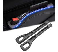 2 Pezzi Riempitivo per Sedili Auto per BMW 4 Series F33 Cabriolet 2014-2019 2020, Strisce Riempitive a Prova di Perdite Strisce di Riempimento per Cuciture Laterali per Sedili,Bla-ck