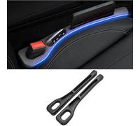 2 Pezzi Riempitivo per Sedili Auto per Fiat 500 / 500E / 500L / 500X / 500, Striscia a Prova di Perdite Sul Lato Del Sedile Car Seat Gap Filler,Bl-ack
