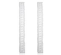 2 Pezzi Righello Bordo Irregolare, Righello Metallo per Artigianato 21,3 x 2,5 cm Righello per Strappare la Carta Righelli di Misurazione per Goffratura Creazione di Carte Artigianato