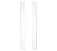2 Pezzi Righello per Spessore Impasto in Acrilico, per Pasta e Fondente | Superficie Liscia, Facile da Pulire, per Casa e Corso di Pasticceria, Risultati Uniformi