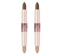 2 pezzi RIMMEL DUO CONTOUR STICK Stick viso luci e ombre 300 dark illuminante