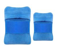 2 pezzi rimuovi sabbia, rimuovi sabbia portatile, spazzola rimuovi sabbia spiaggia, spazzola rimuovi sabbia riutilizzabile, pulisci sabbia corpo, adatto per spiaggia, campeggio in spiaggia (blu)