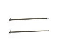 2 Pezzi Riscaldatori D'aria For Temperatura 110 V/220 V 400 W Tubo Di Riscaldamento For Forno Elettrico, Compatibile Con SNDHEATER, Verde 304SS 6,5 Mm 378/388/398/405 Mm(110V,400W 378mm 350mmL)