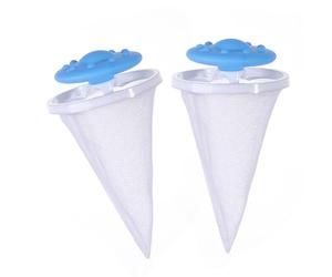 2 pezzi riutilizzabili Pet Hair Catcher per la rimozione dei pelucchi della lavatrice Mesh Bag lavanderia filtro rete accessori per la casa lavanderia pelucchi Catcher