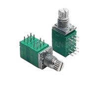 2 pezzi RK097 tipo 4 link 12pin C50K C100K potenziometro regolabile lunghezza gambo 10 mm (C100K C104)