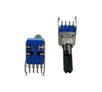 2 pezzi RK12 tipo B5K B50K con posizionamento centrale potenziometro del volume D lunghezza albero 25 mm 4 pin(50K Ohm)