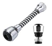 2 Pezzi Rompigetto Rubinetto Cucina, Prolunga Rubinetto Cucina, Rubinetto Filtro Universale, Aeratore Rubinetto Cucina, 360 Gradi Adattatore Rubinetto, Doccetta per Lavandino Cucina, per Cucina