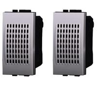 2 Pezzi Ronzatore, Compatibile Con Bticino Living Light (Grigio)
