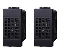 2 Pezzi Ronzatore, Compatibile Con Bticino Living Light (Nero)