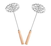 2 pezzi Rosette Maker: Stampi per waffle in alluminio, imbuto, anello per