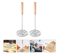 2 pezzi Rosette Maker: Stampi per waffle in alluminio, imbuto, anello per