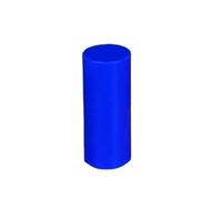 2 pezzi rosso blu giallo verde bianco nero POM asta di nylon lunghezza 500 mm, diametro 3-50 mm barra di plastica rigida bastone, asta di plastica POM colorata(Blue,12x500mm)