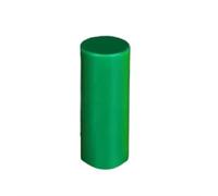 2 pezzi rosso blu giallo verde bianco nero POM asta di nylon lunghezza 500 mm, diametro 3-50 mm barra di plastica rigida bastone, asta di plastica POM colorata(Green,12x500mm)