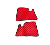2 Pezzi Rosso Eco Pelle Pannello Porta Tappetini Cover per Ford F-Max 2018+