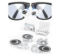 2 pezzi rotanti a 180° LED & fotocamera copertura della luce della privacy blocco compatibile con Ray Ban Meta (Gen 1 e 2) Wayfarer/Skyler/Headliner & Oakley Meta HSTN AI Smart Glasses Accessori