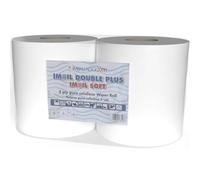 2 PEZZI ROTOLI BOBINA ASCIUGAMANI INDUSTRIALE DOPPIO VELO CARTA ASCIUGATUTTO
