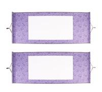 2 Pezzi Rotolo Bianco Mini per Pittura e Calligrafia, Carta e Legno | Assorbimento Lento, Facile da Appendere, Conservazione Semplice, Maneggevole, per Acquerello e Scrittura
