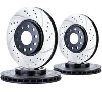 2 Pezzi Rotori Disco Freno per Auto per Kia Soluto 2019-, Disco Freno Anteriore in Lega di Acciaio Set Freni Asse Anteriore