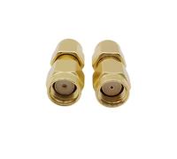 2 pezzi RP SMA maschio a RP SMA maschio adattatore connettore coassiale RF dritto for antenne FPV radio