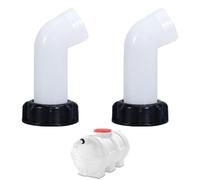 2 Pezzi Rubinetto di Uscita IBC IBC S60x6 Filettatura Grossa 60mm Ugello per Serbatoio dell'acqua Valvola IBC Ugello Serbatoio Acqua Raccordo per Serbatoi D'acqua IBC, Irrigazione Agricola, Condutture