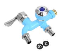 2 Pezzi Rubinetto Doppia Uscita Bagno