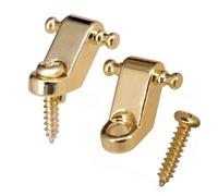 2 pezzi rullo in metallo albero di ricambio per chitarra elettrica guida stringa fermo parti chitarra con viti Roller Guitar String Tree Guide fermo parti per chitarra e accessori di fissaggio