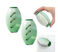 2 Pezzi Rullo per Peli di Animali Domestici, Rullo Antipelucchi Lavabile, Mini Levapelucchi Rullo per Pelucchi da Viaggio Togli Peli Animali per Vestiti, Cani, Gatti, Peli di Polvere (Verde)