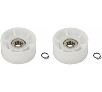 2 Pezzi Rullo Puleggia per Cinghia di Tensione Asciugatrice, 00632045, 45x22mm Compatibile con Bosch Siemens ORIGINALE