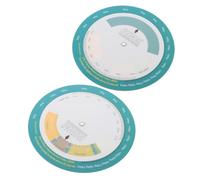 2 Pezzi Ruota di Calcolo Bmi da Parete per Altezza e Peso | Uso Domestico e Strutture Mediche, Formato Murale Multiuso, Plastico Moderno