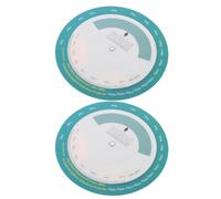 2 Pezzi Ruota Indice Bmi da Parete Misuratore Altezza e Peso | Monitoraggio Peso e Altezza, Uso per Strutture Mediche e Palestra, Plastica, Design Moderno e Pratico
