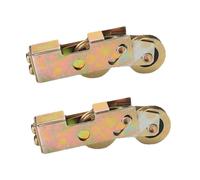 2 pezzi ruota posteriore scorrevole con cuscinetti a sfera, ruota regolabile per armadio, vetro, hardware durevole per armadietto di vetro