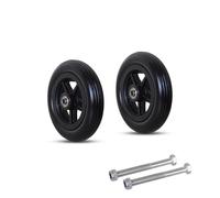 2 Pezzi Ruote Anteriori per Sedia a Rotelle da 6/7/8 Pollici, Pneumatico Solido in Poliuretano Antiscivolo, Accessori Universali per Ruote di Ricambio(6in/15cm)