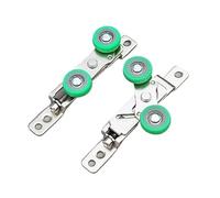 2 pezzi Ruote for porte scorrevoli Rulli for porte doccia silenziose Accessori for porte scorrevoli for bagno Ferramenta for mobili