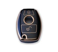 2 pezzi RUXYAXFOL TPU copertura chiave auto per Mercedes Benz W/V/S/R/E/C/B/A MG CLA CLS GLC GLE GLK W168 A180 C118 custodia chiave auto oro nero